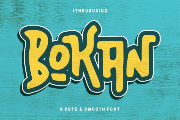 Bokan: A Playful Display Font for Authentic Editorial Design