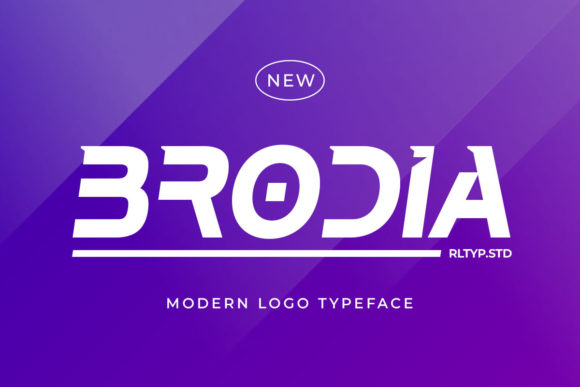 Brodia Typeface for Modern Brand Identity