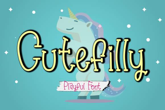 Cutefilly: The Playful Display Font for Engaging Editorial Design