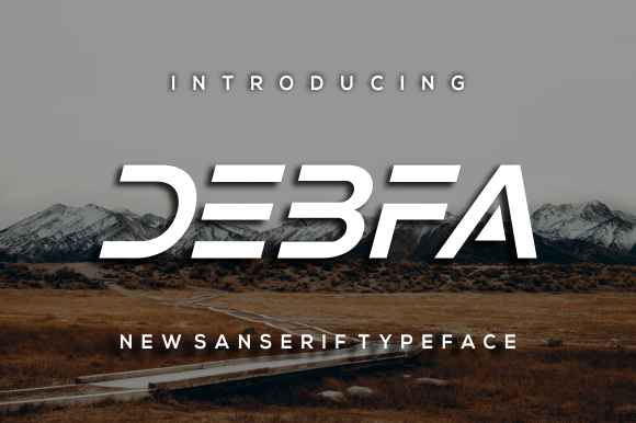 Debfa: The Bold Display Font for Standout Branding