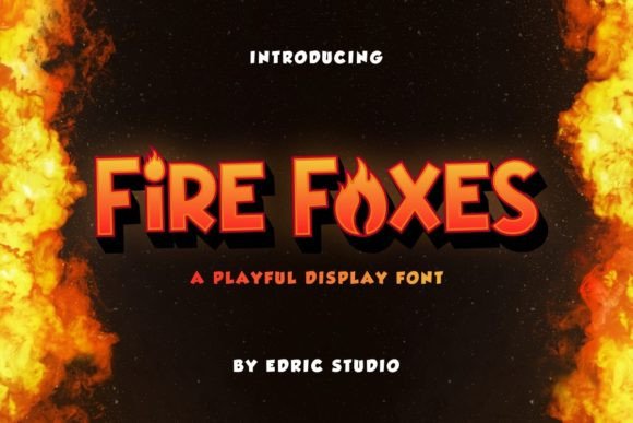 Fire Foxes: A Playful Display Font for Bold Designs