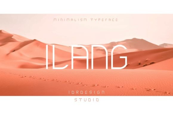 Ilang Typeface: A Minimalist Display Font for Modern Web Design