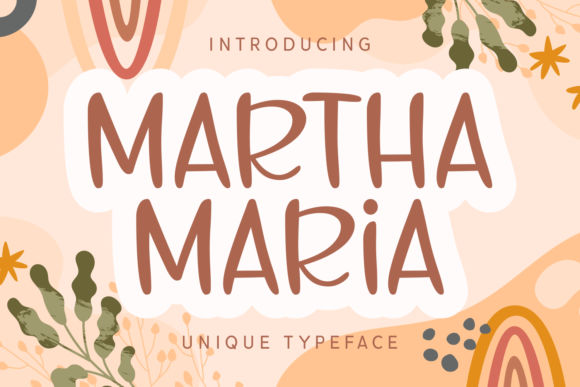 Martha Maria: A Modern Sans Serif Display Typeface for Editorial Design