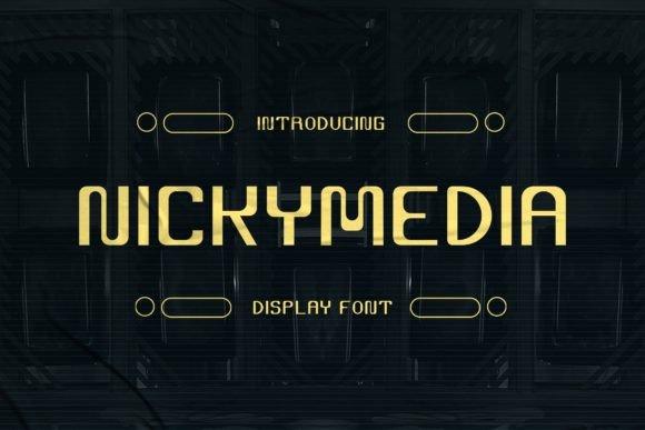 Nickymedia: The Handcrafted Display Typeface for Authentic Branding