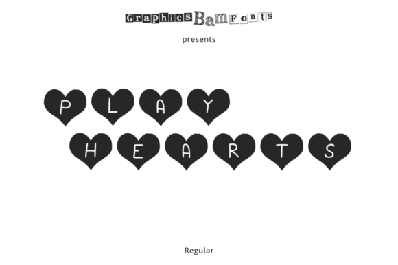 Play Hearts Regular: The Romantic Display Font for Web Design