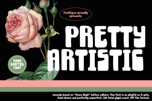 Pretty Artistic Typeface for Modern Editorial Design
