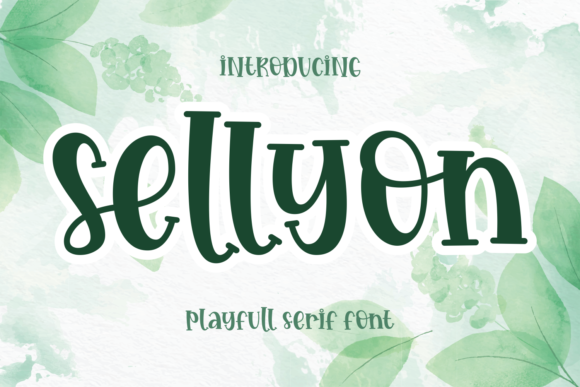 Sellyon: The Quirky Display Font for Chic Brand Identity