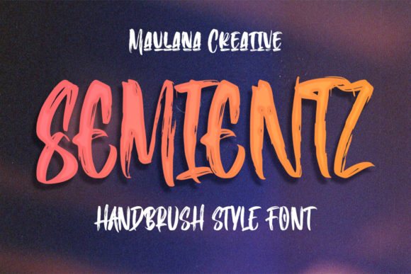 Semientz Display Font for Editorial Design and Branding