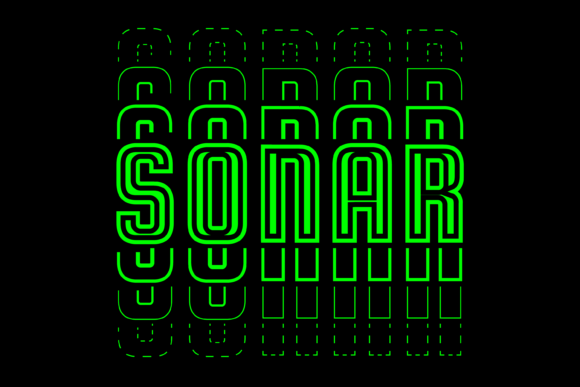 Sonar Display Font Review for Futuristic Campaigns