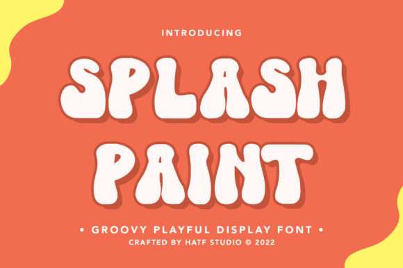 Splash Paint: The Groovy Display Font for Bold Brand Identity