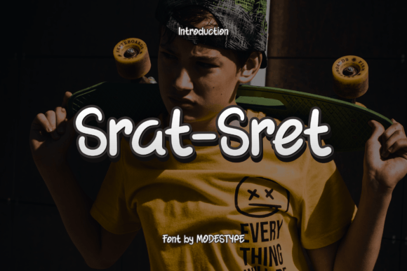 Srat Sret: The Urban Display Font for High-Energy Branding