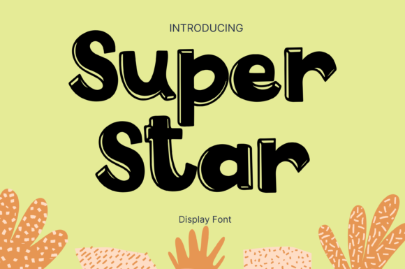 Super Star: A Bold Display Typeface for Modern Digital Branding