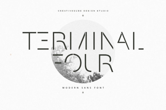 Terminal Four: The Modern Display Font for Polished Branding