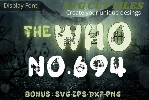 The Who: A Sketchy Display Font for Creepy Branding and Editorial Design