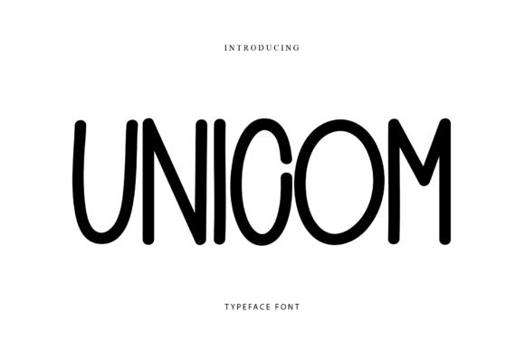 Unicom Bold Display Font for Handmade Branding