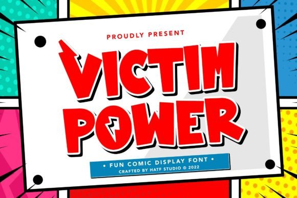 Victim Power: A Distinctive Handwritten Font for Bold Editorial Design