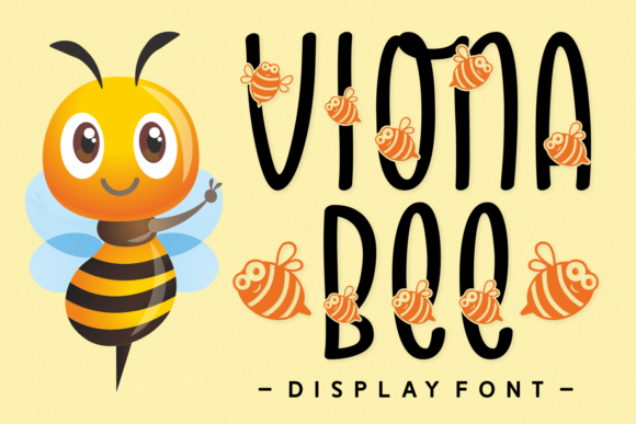 Viona Bee: A Playful Display Font for Editorial Design