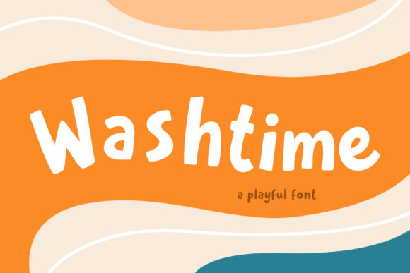 Washtime Display Font Review for Campaign Design