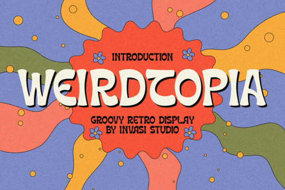 Weirdtopia Display Font for Retro Marketing Campaigns