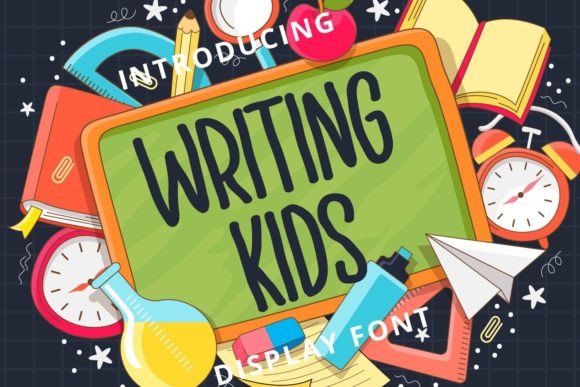 Writing Kids: The Handwritten Display Font for Memorable Brands