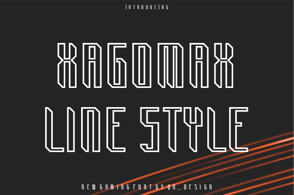 Xagomax Line: The Bold Typeface for High-Impact Campaigns